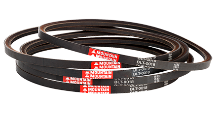 Raw edge V-belts